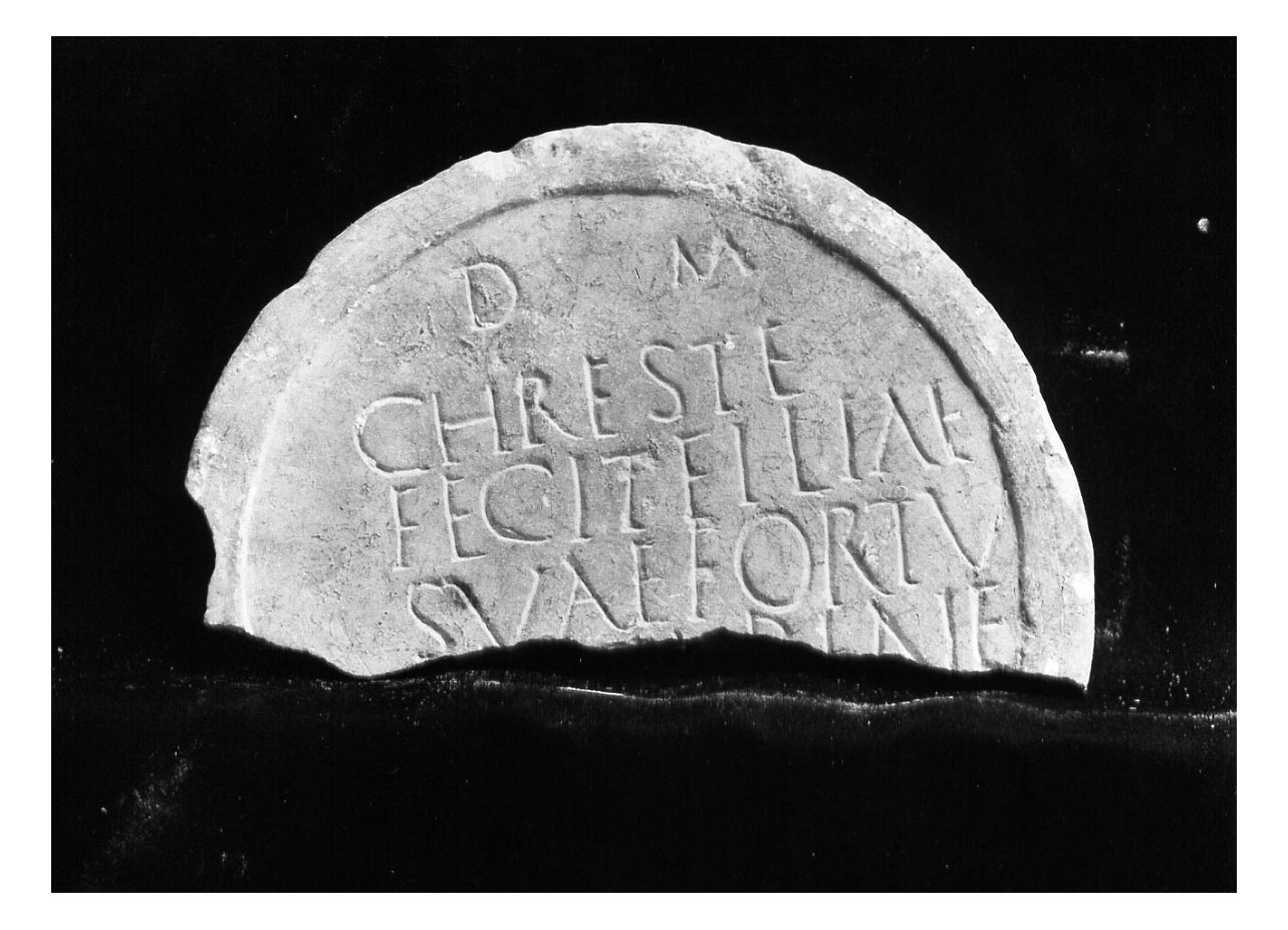 iscrizione funeraria - produzione imperiale (sec. III d.C)