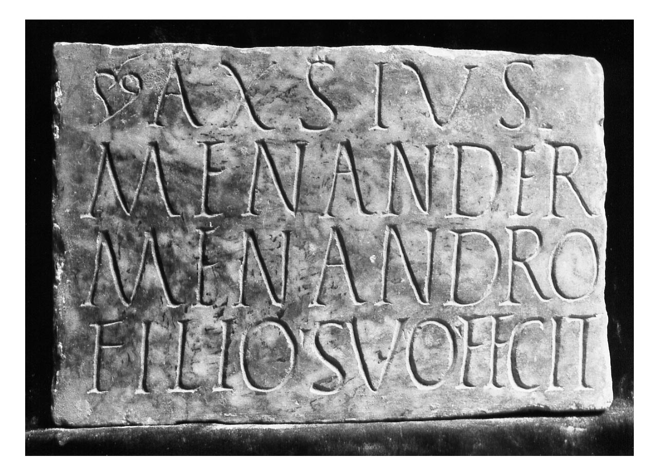 iscrizione funeraria - produzione imperiale (sec. III d.C)