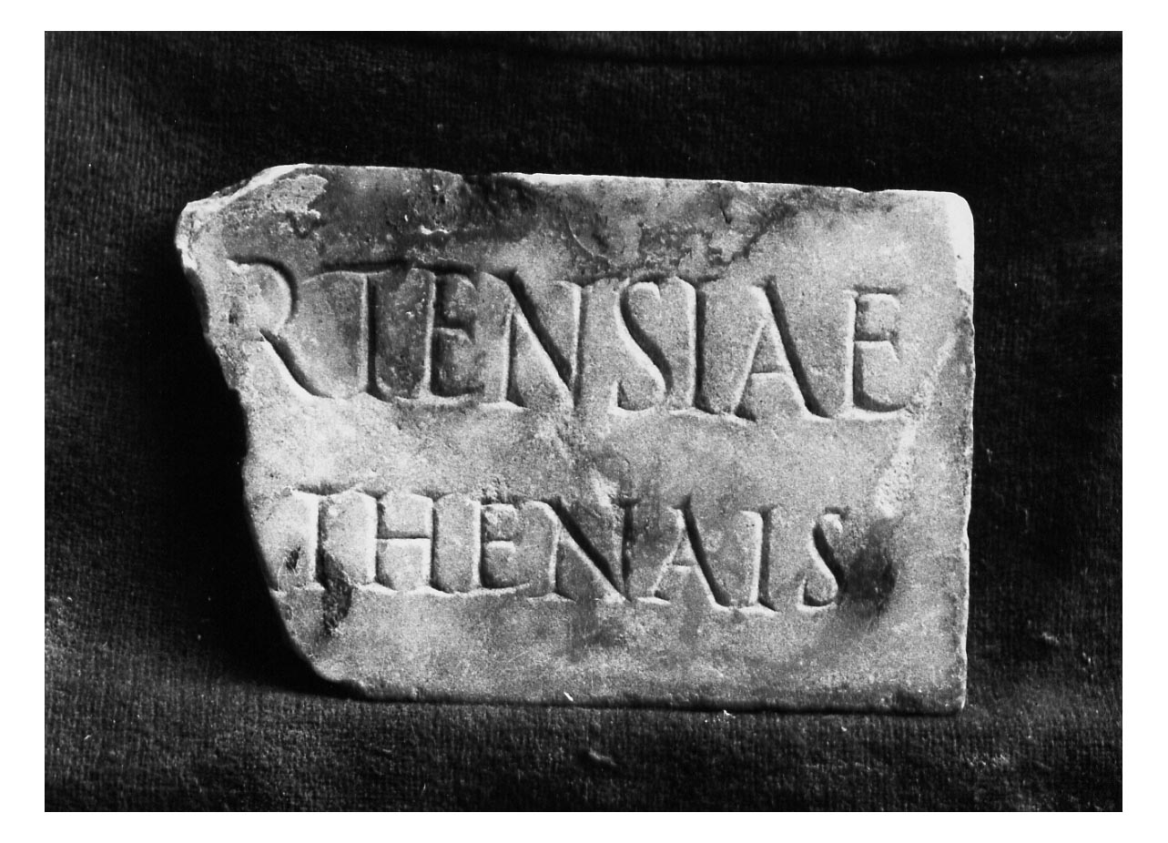 iscrizione funeraria - produzione imperiale (secc. I-II d.C)