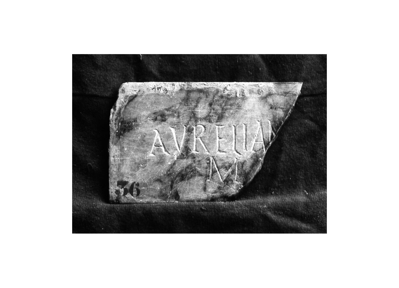 iscrizione funeraria - produzione tardoantica (secc. III-IV d.C)