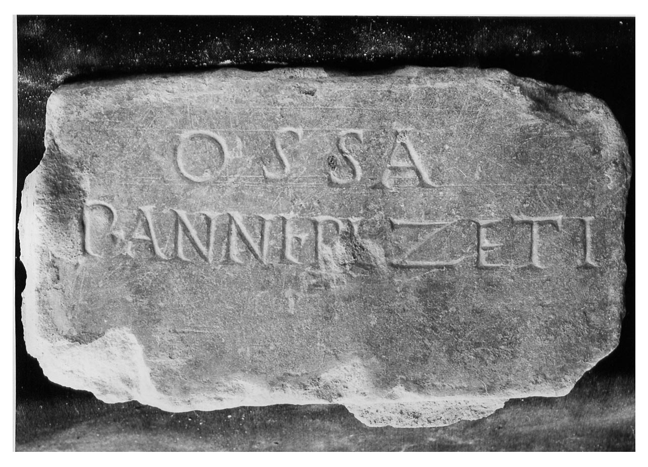 iscrizione funeraria - produzione imperiale (secc. I-II d.C)