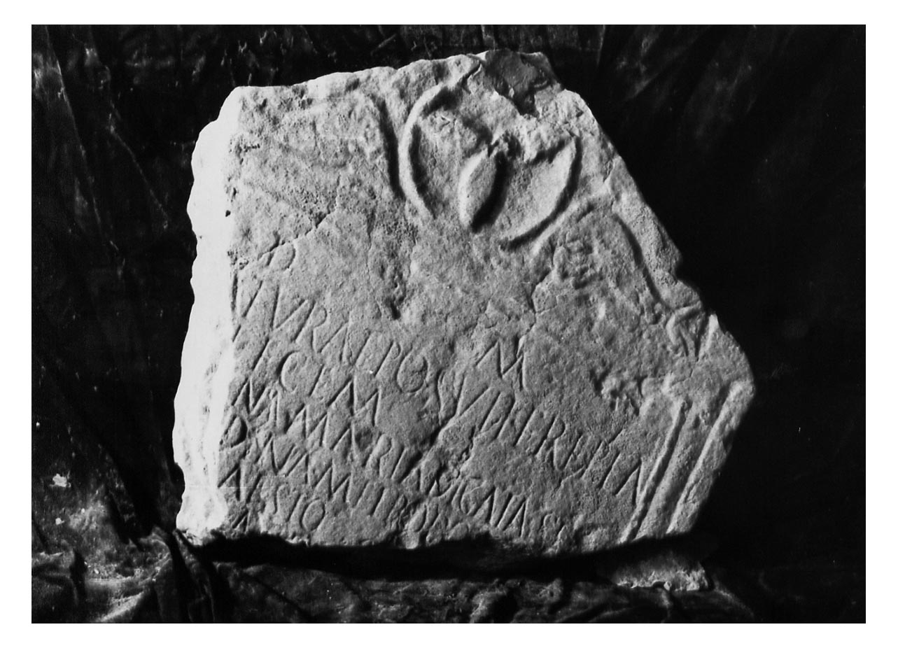 stele sepolcrale, stele iscritta - Età romana (fine sec. II d.c)
