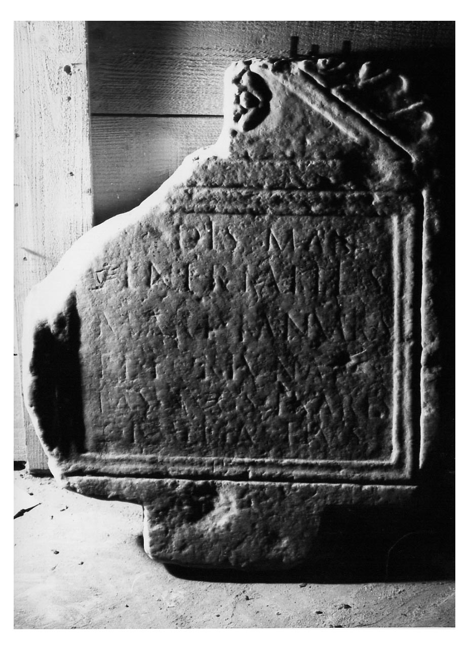 stele sepolcrale, stele iscritta - Età romana (sec. I d.C)