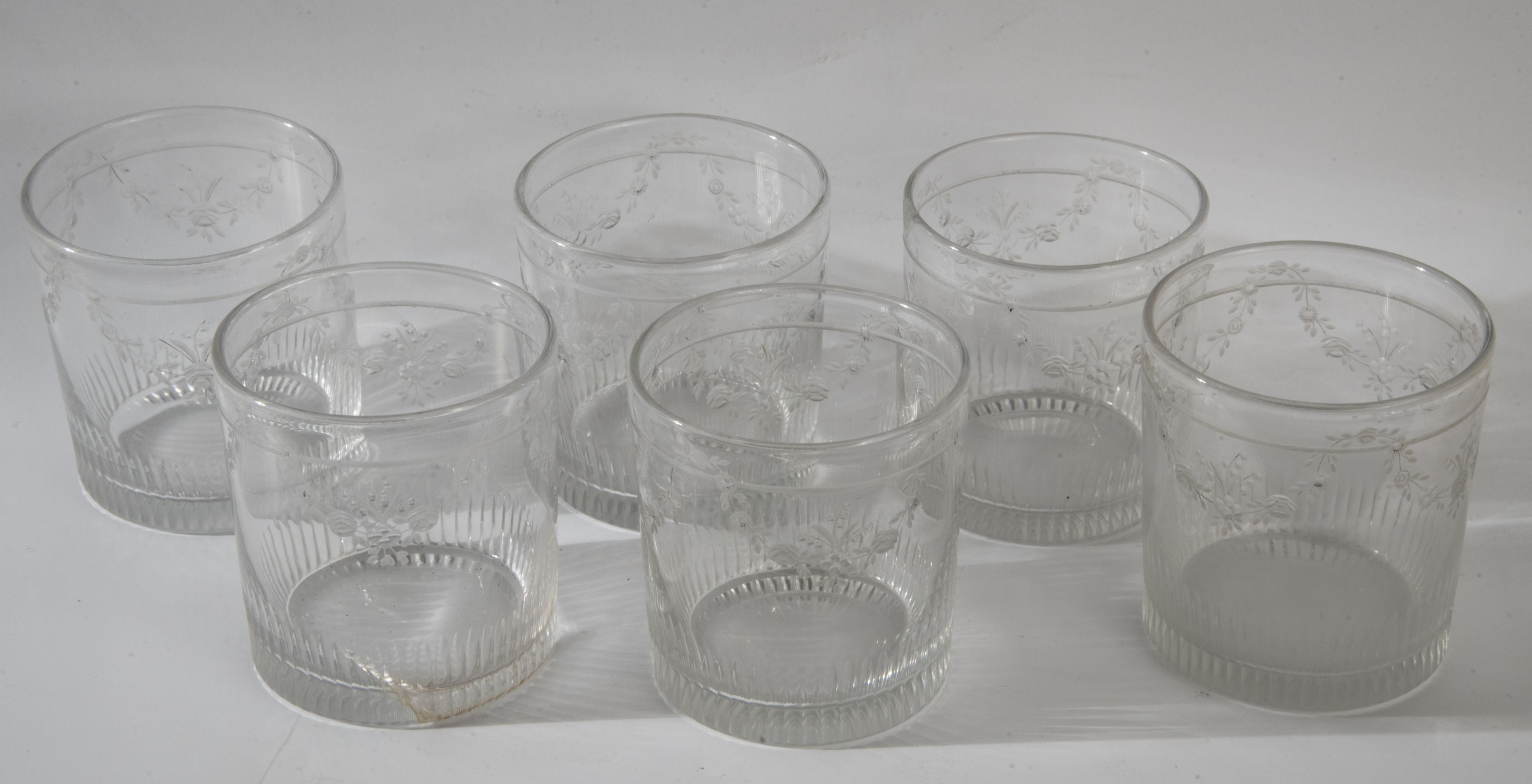 bicchiere, serie - manifattura italiana (prima metà sec. XIX)