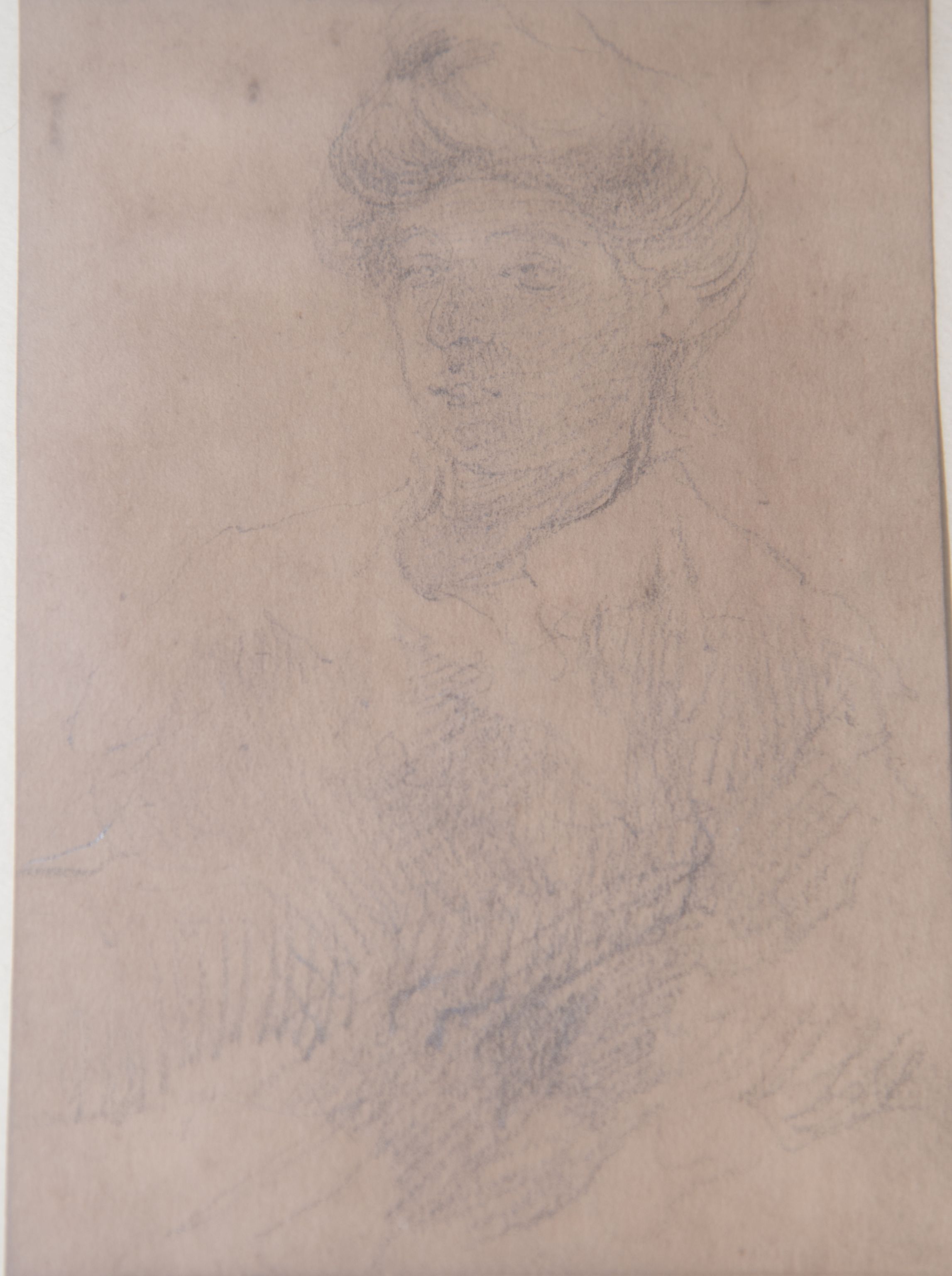 Figura femminile (disegno) di De Stefano Vincenzo (secc. XIX/ XX)