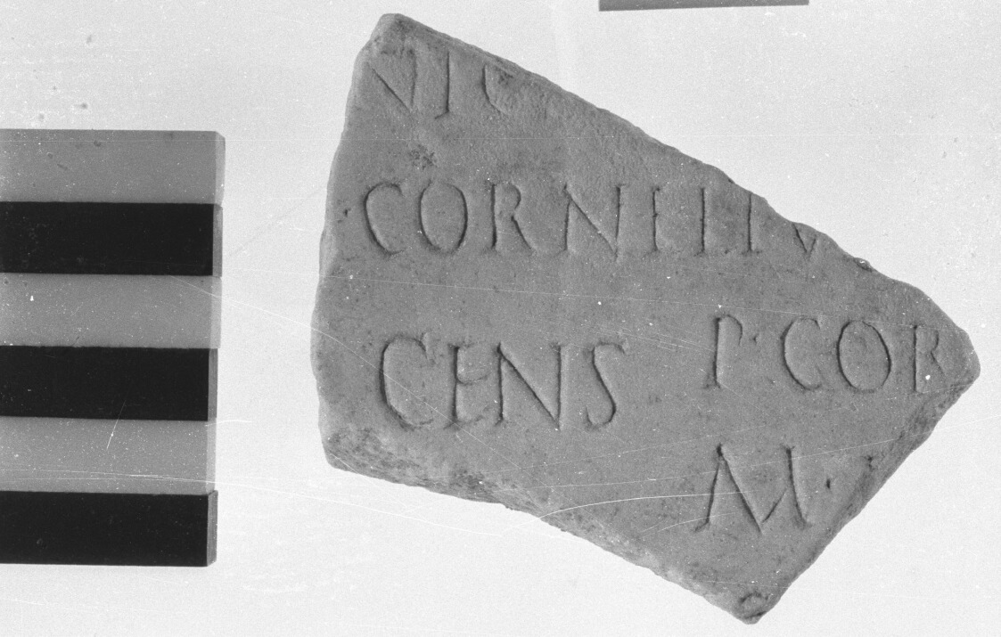 lastra iscritta/frammento (seconda metà sec. II a.C)