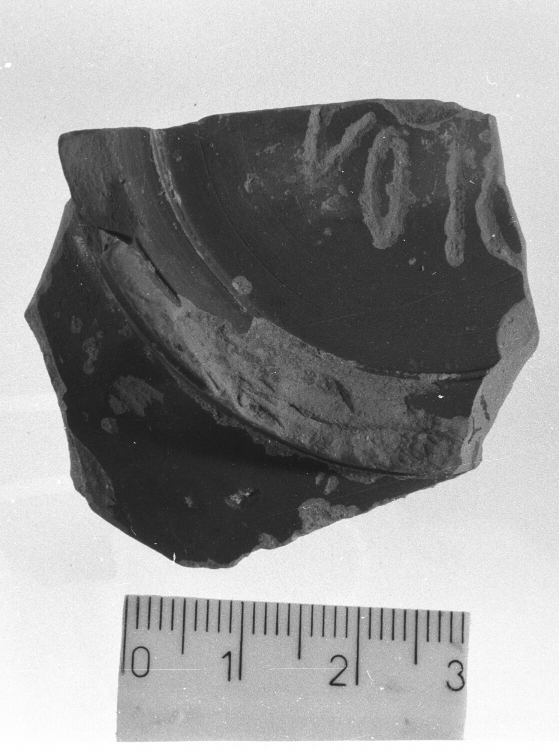 fondo di coppetta/frammento (secc. I a.C. - II d.C)