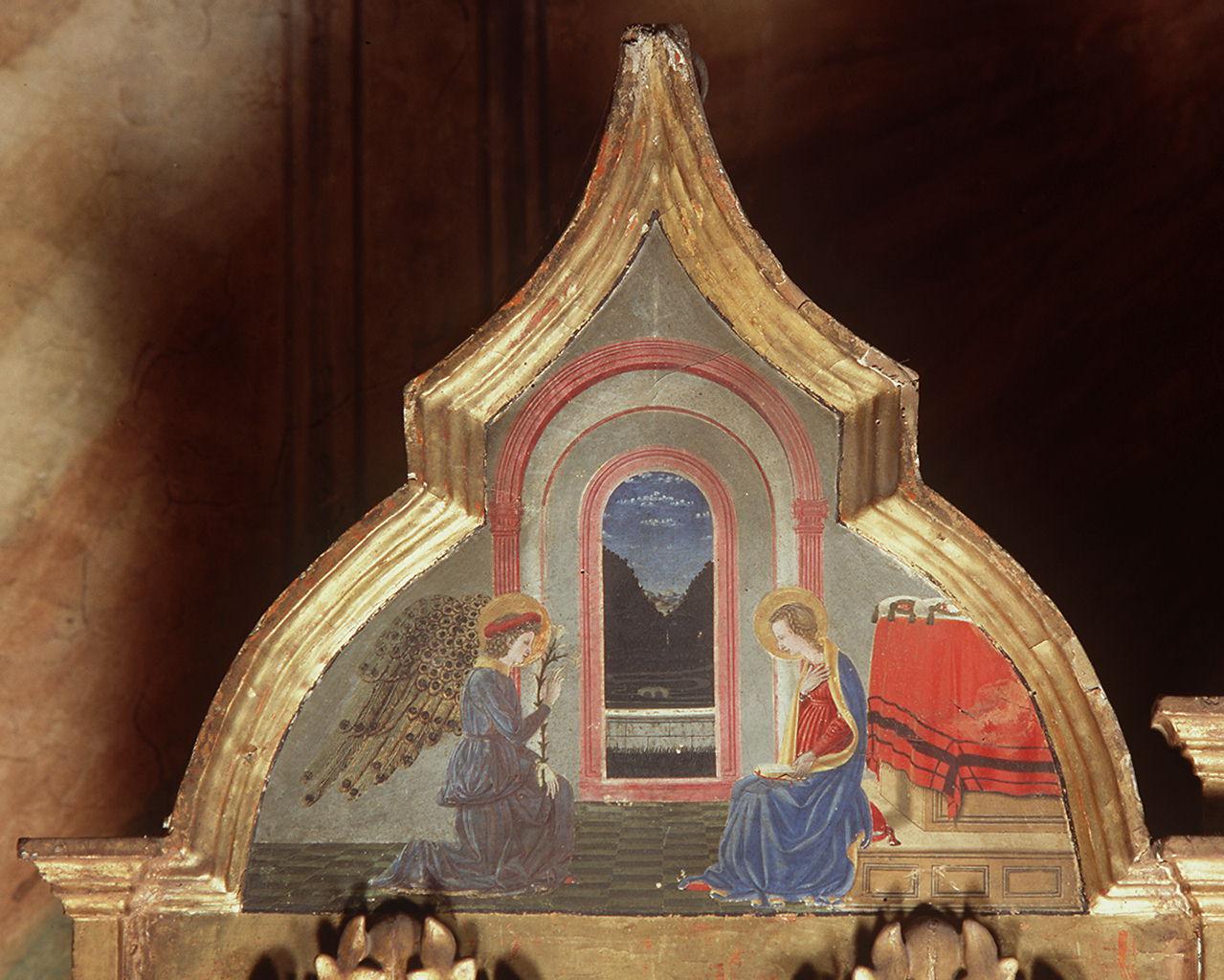 Annunciazione (cimasa di polittico) di Giovanni di Francesco del Cervelliera da Rovezzano (sec. XV)