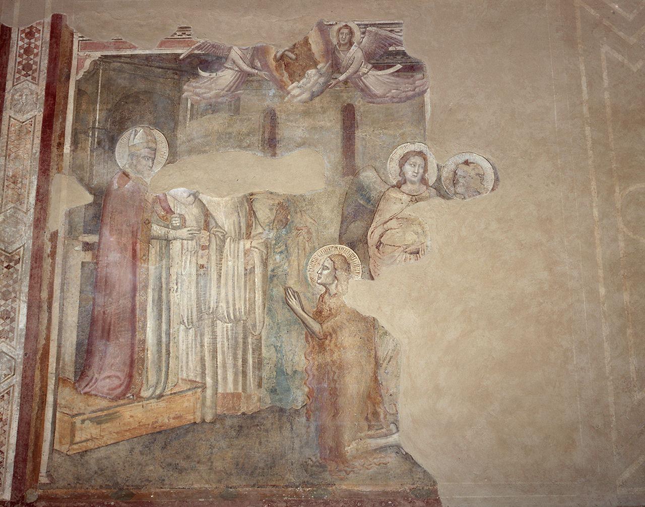 Santa Maria Maddalena è benedetta dal vescovo Zosimo (dipinto) di Giotto (bottega) (sec. XIV)