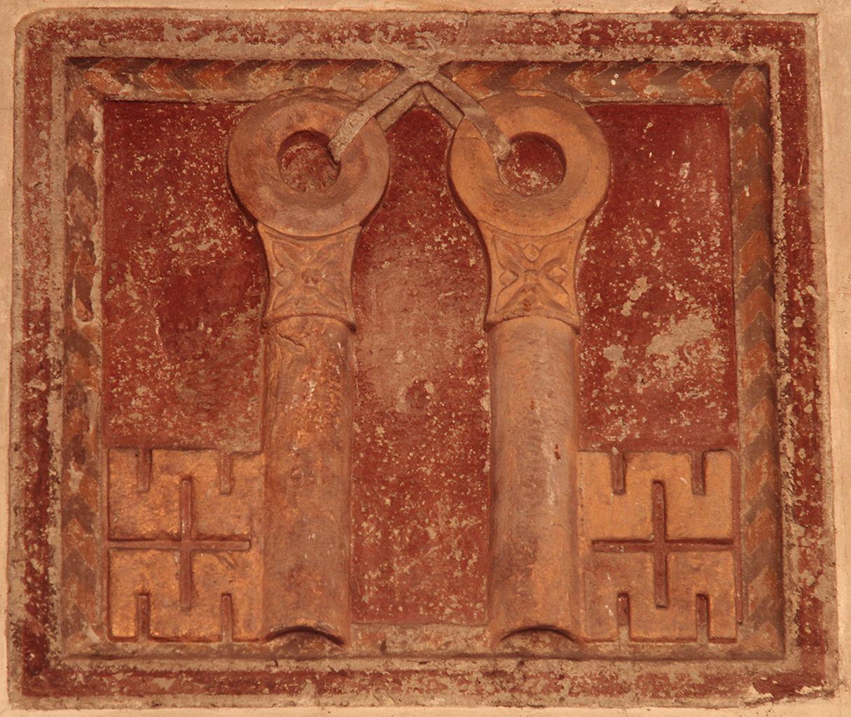 stemma del sesto di Porta S. Piero (rilievo) - bottega toscana (sec. XIV)