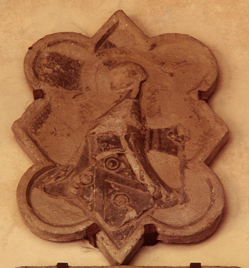 stemma del podestà Tommaso Salomoni da Adria (rilievo) - bottega toscana (fine sec. XIV)
