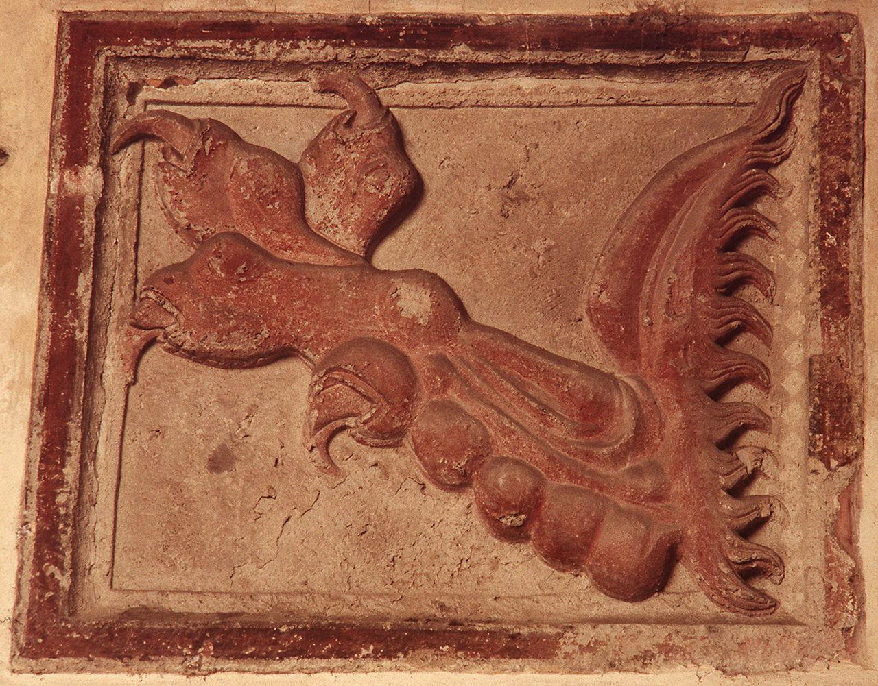 stemma del sestiere di S. Pancrazio (rilievo) - bottega toscana (sec. XIV)