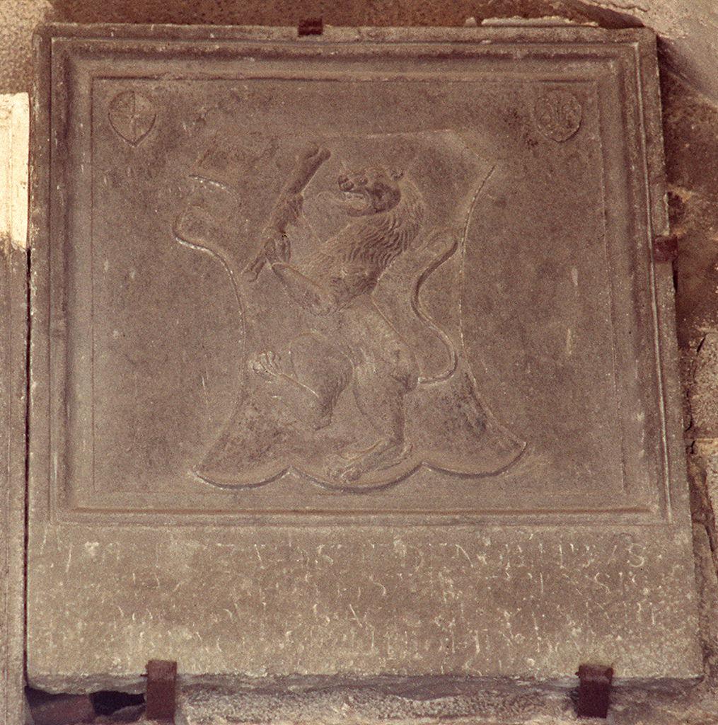 stemma gentilizio (rilievo) - bottega toscana (sec. XVI)