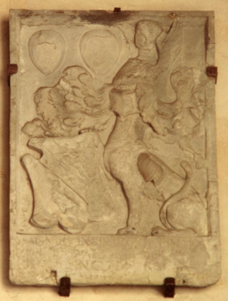 stemma del podestà Azzo Lapi di Cesena (rilievo) - bottega toscana (ultimo quarto sec. XV)