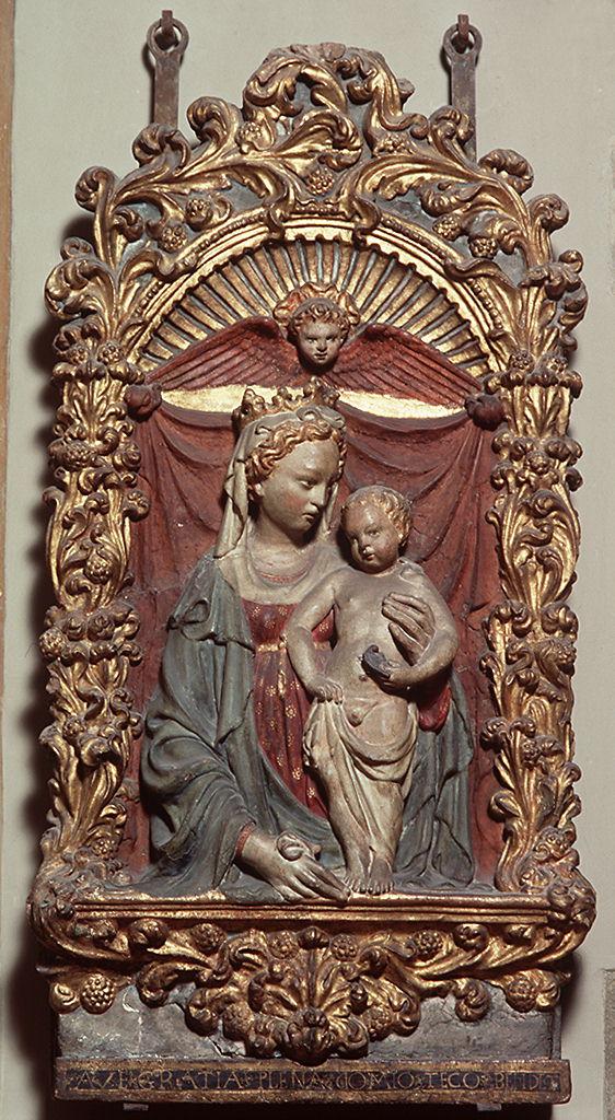 Madonna con Bambino (rilievo) di Dini Michele da Firenze (sec. XV)