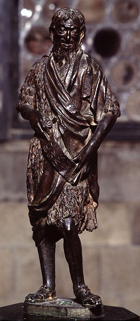 San Giovanni Battista (scultura) di Bardi Donato detto Donatello (cerchia) (sec. XV)