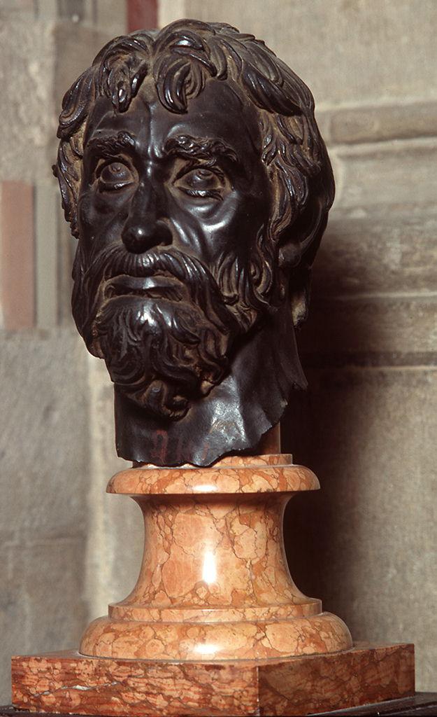 ritratto d'uomo (scultura) di Bardi Donato detto Donatello (cerchia) (sec. XV)