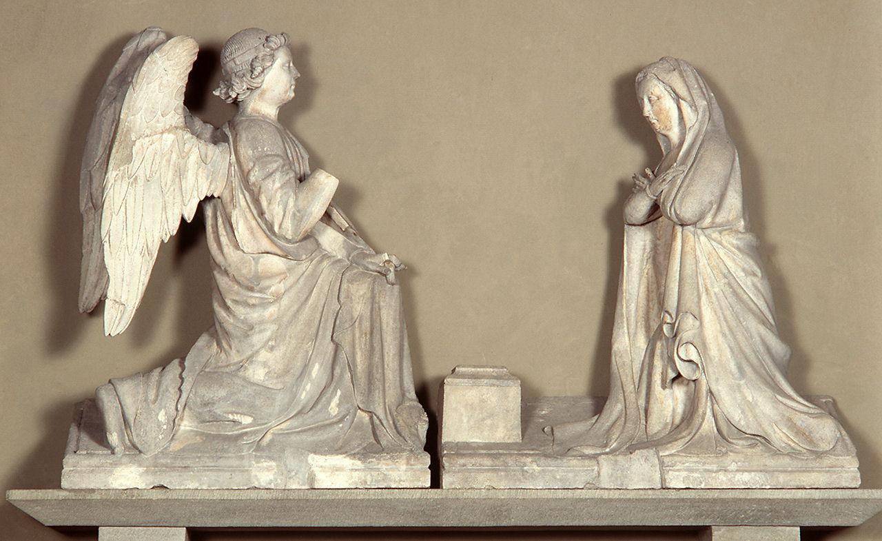 Annunciazione (gruppo scultoreo) di Nicola da Guardiagrele (primo quarto sec. XV)