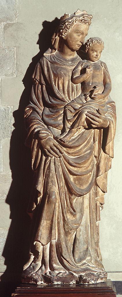 Madonna con Bambino (scultura) di Dini Michele da Firenze (sec. XV)