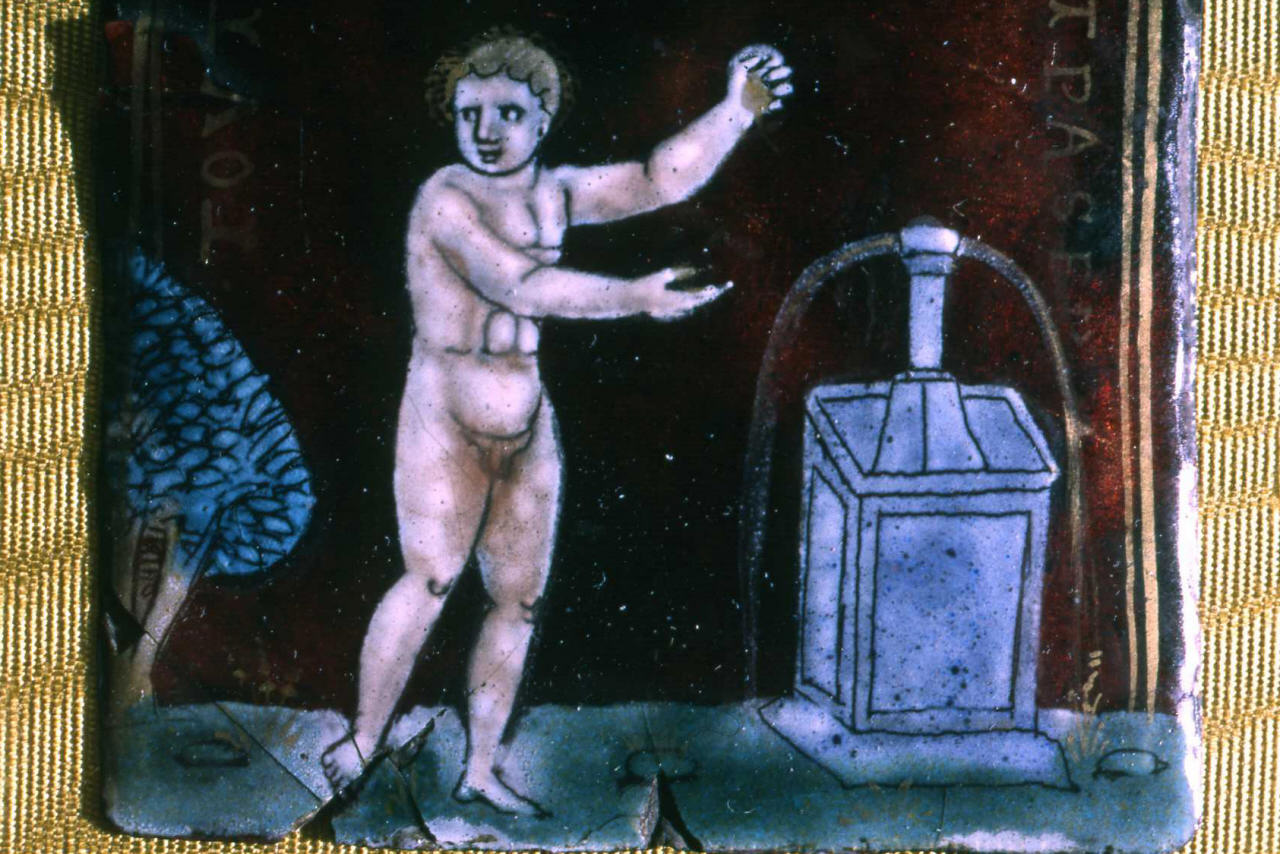 scena allegorica (placchetta di cofanetto) di Nouailher Colin (sec. XVI)