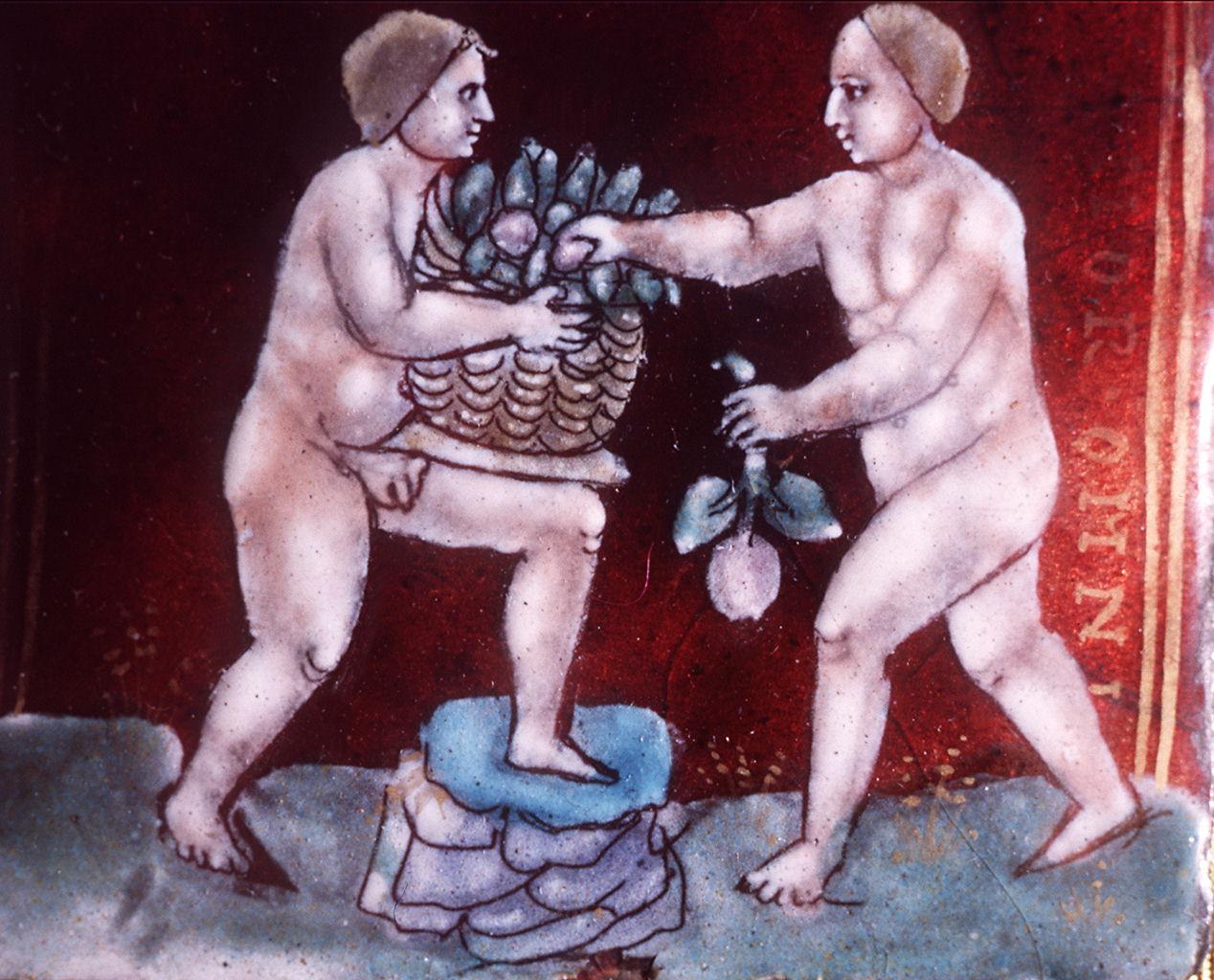 scena allegorica (placchetta di cofanetto) di Nouailher Colin (sec. XVI)