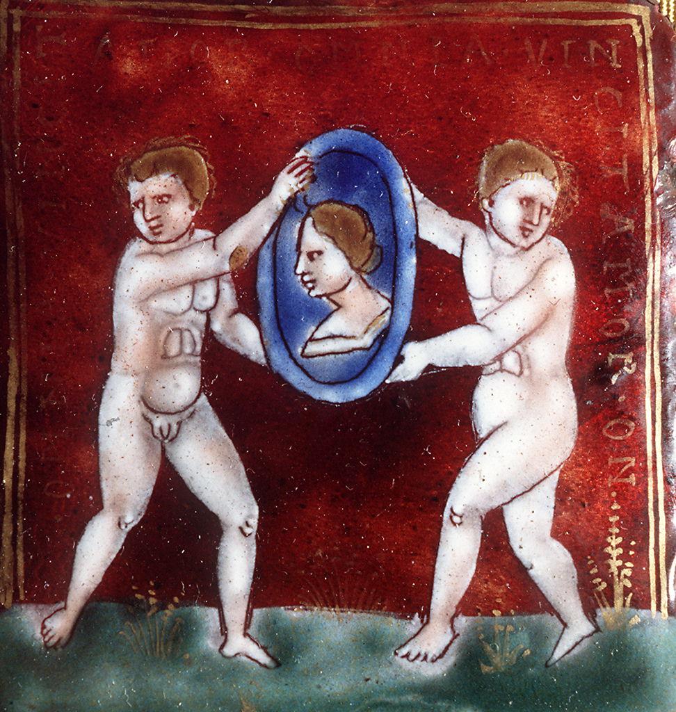 scena allegorica (placchetta di cofanetto) di Nouailher Colin (sec. XVI)