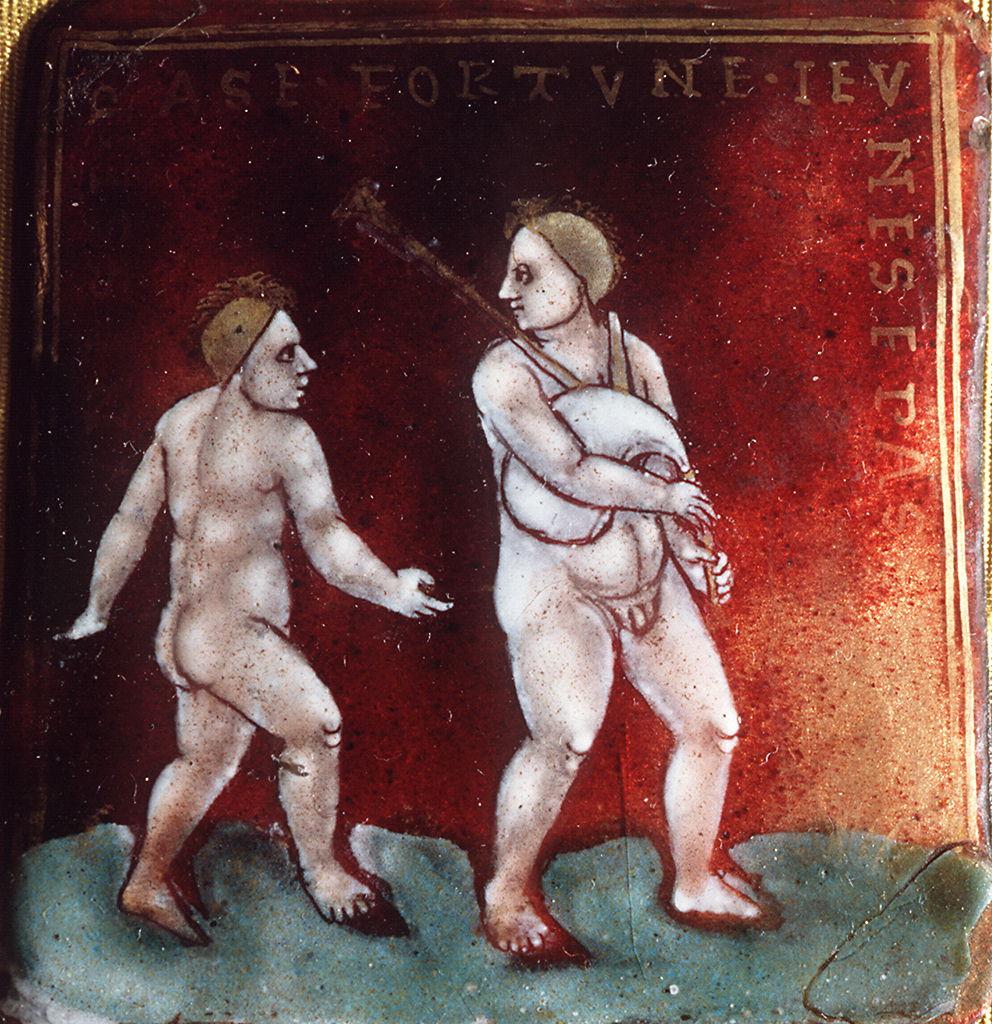 scena allegorica (placchetta di cofanetto) di Nouailher Colin (sec. XVI)