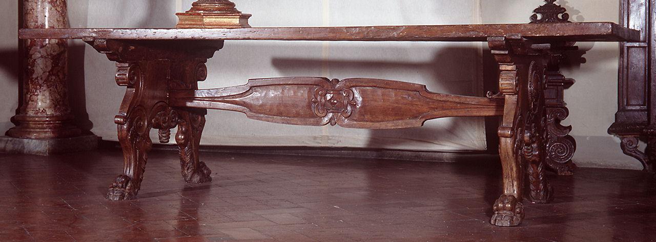 motivi decorativi (tavolo) - bottega toscana (prima metà sec. XVI)