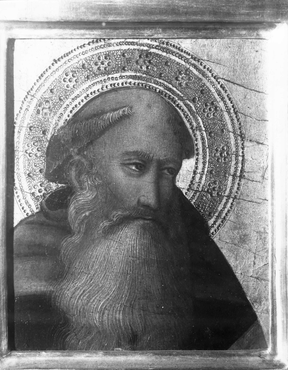 Sant'Antonio Abate (dipinto, elemento d'insieme) di Gaddi Agnolo (attribuito) (fine sec. XIV)