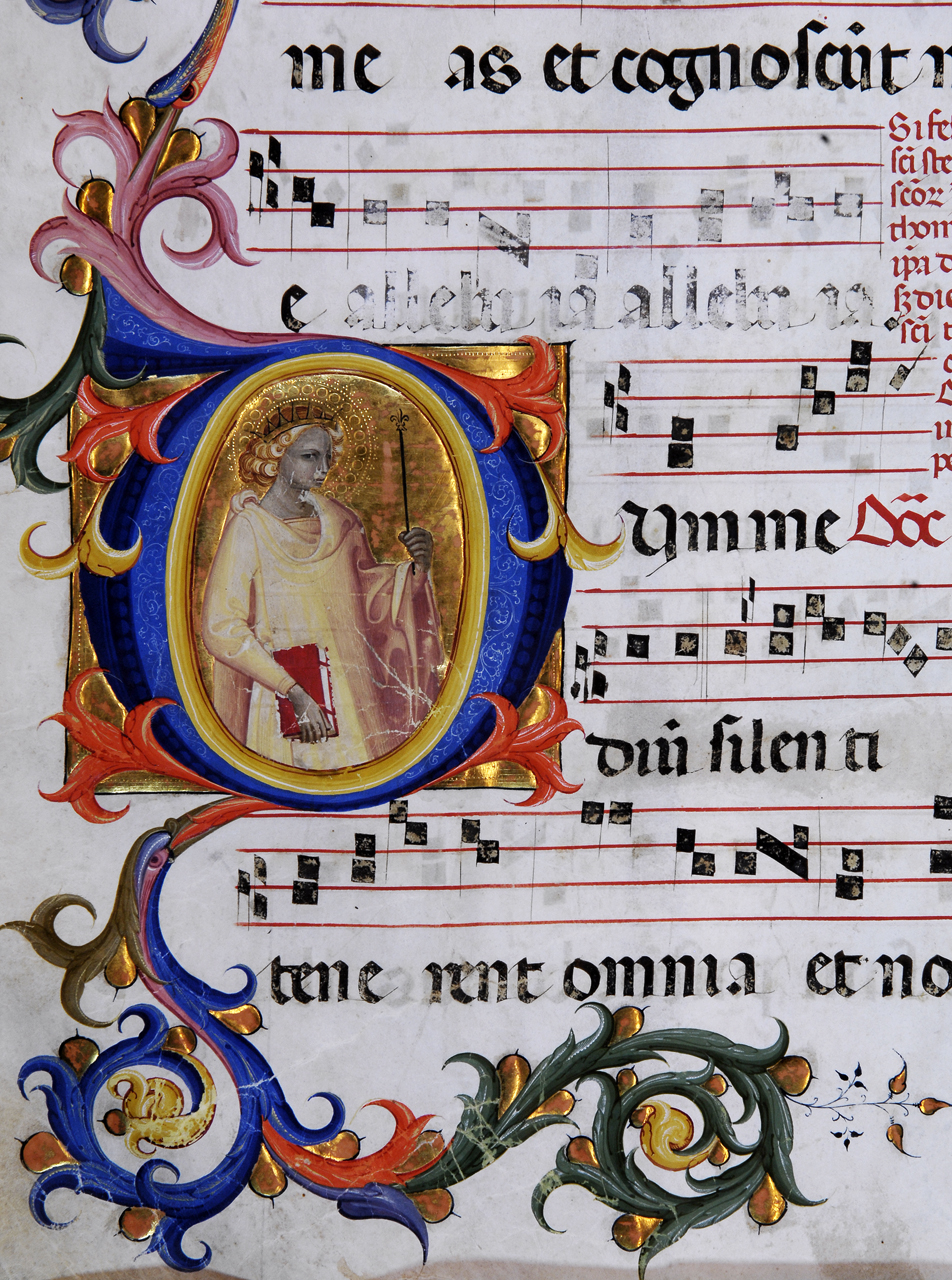 Santa (miniatura) di Bartolomeo di Fruosino (attribuito) (primo quarto sec. XV)