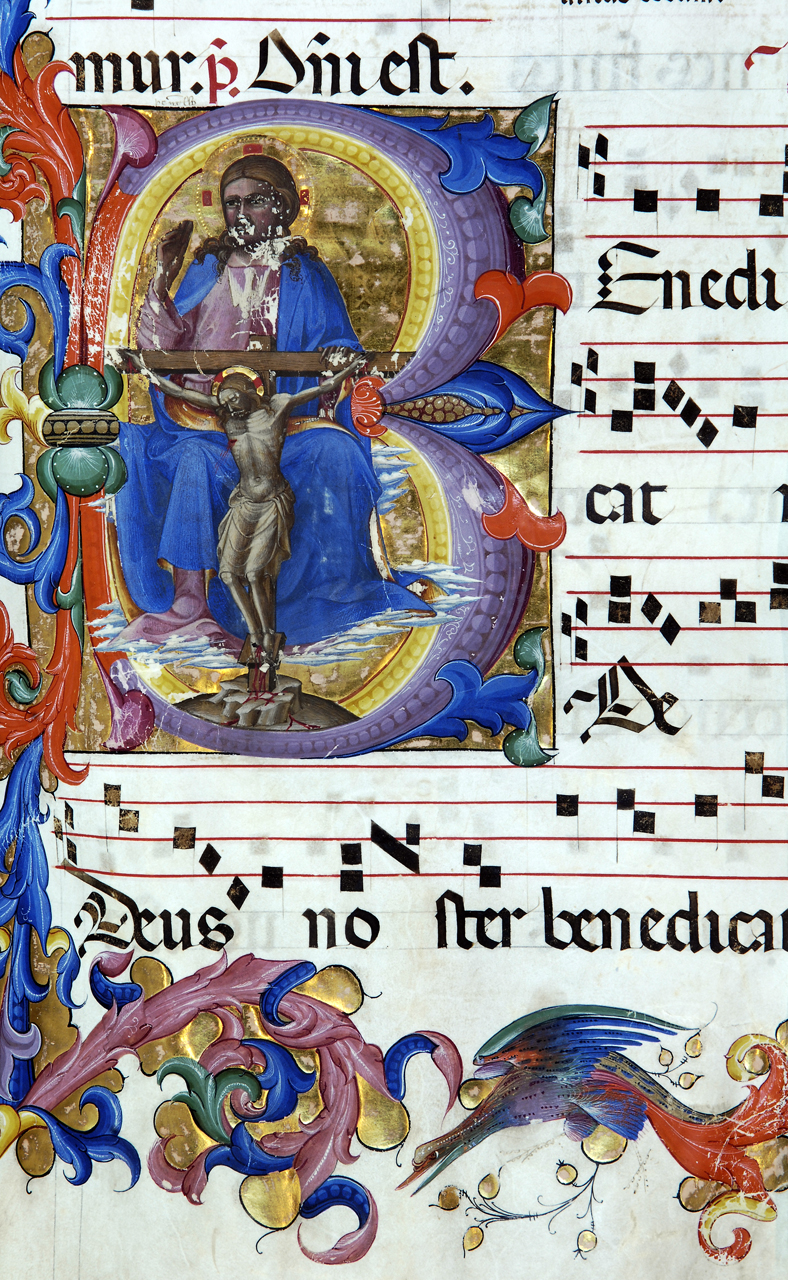 Trinità (miniatura) di Bartolomeo di Fruosino (primo quarto sec. XV)