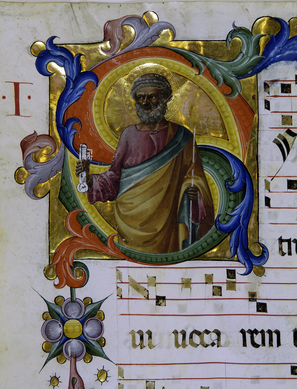 San Pietro (miniatura) di Bartolomeo di Fruosino (primo quarto sec. XV)