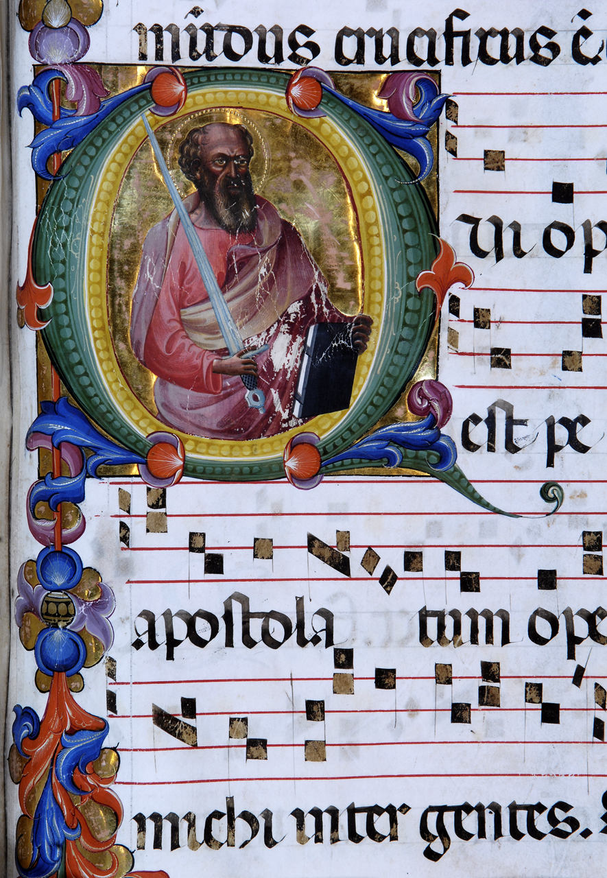 San Paolo (miniatura) di Bartolomeo di Fruosino (primo quarto sec. XV)