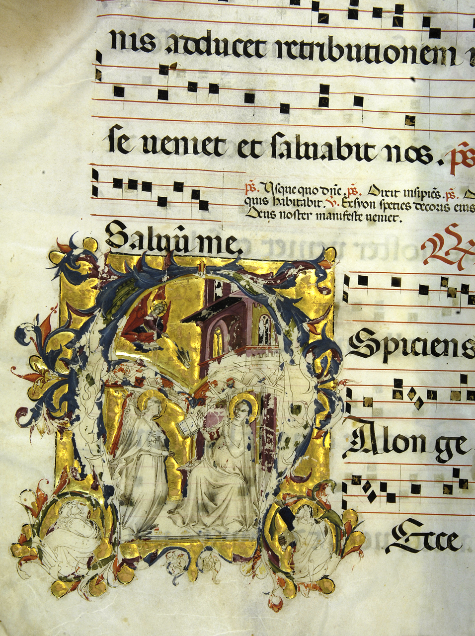 iniziali istoriate (miniatura, serie) di Lorenzo Monaco (fine sec. XIV)