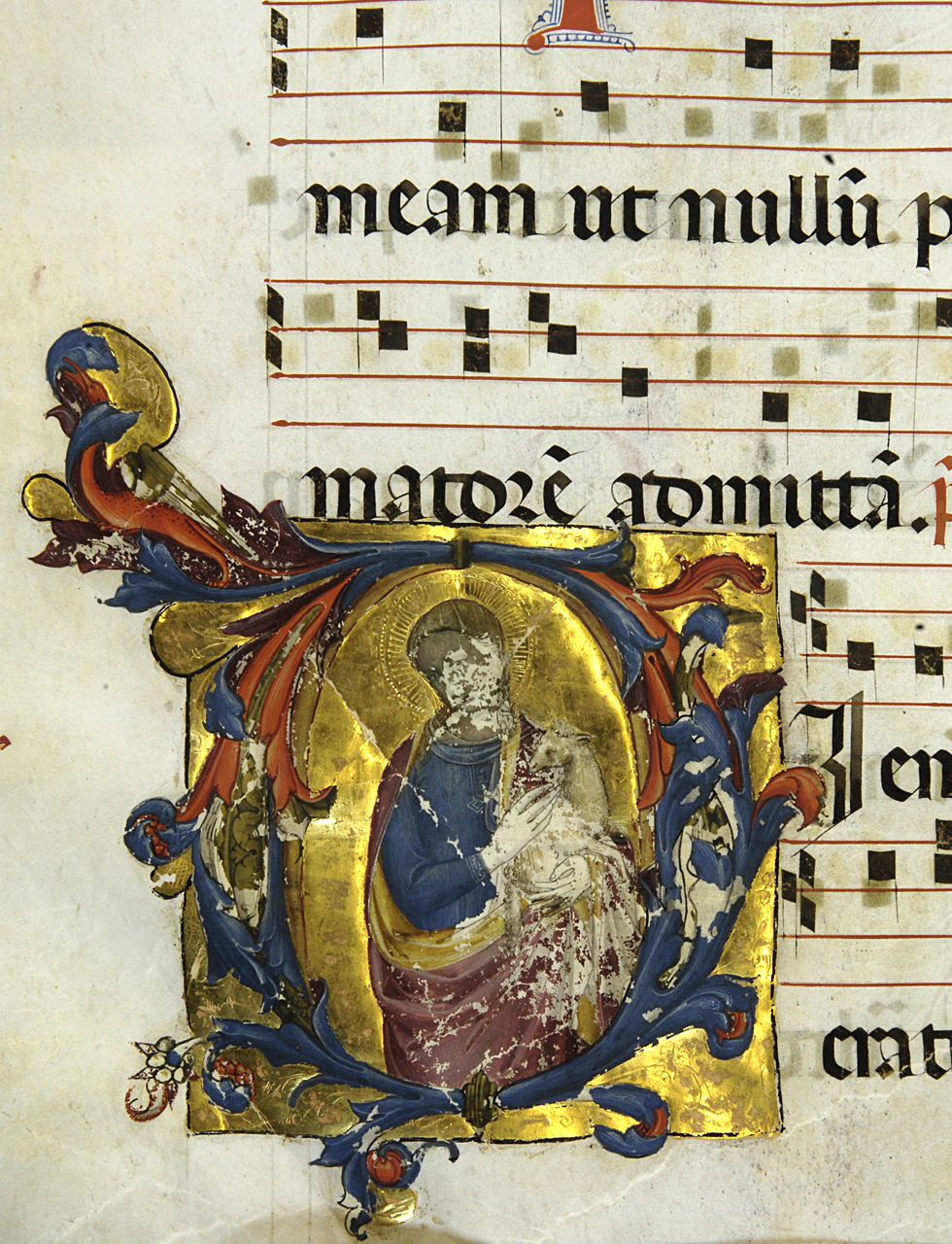 Sant'Agnese (miniatura) di Lorenzo Monaco (fine sec. XIV)