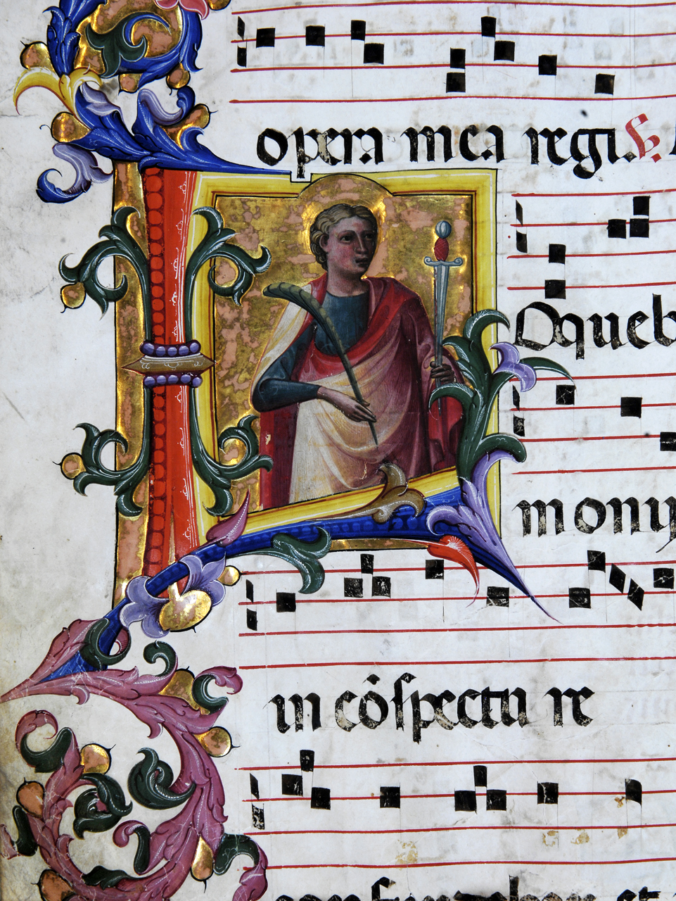 Santo martire (miniatura) di Bartolomeo di Fruosino (attribuito) (primo quarto sec. XV)