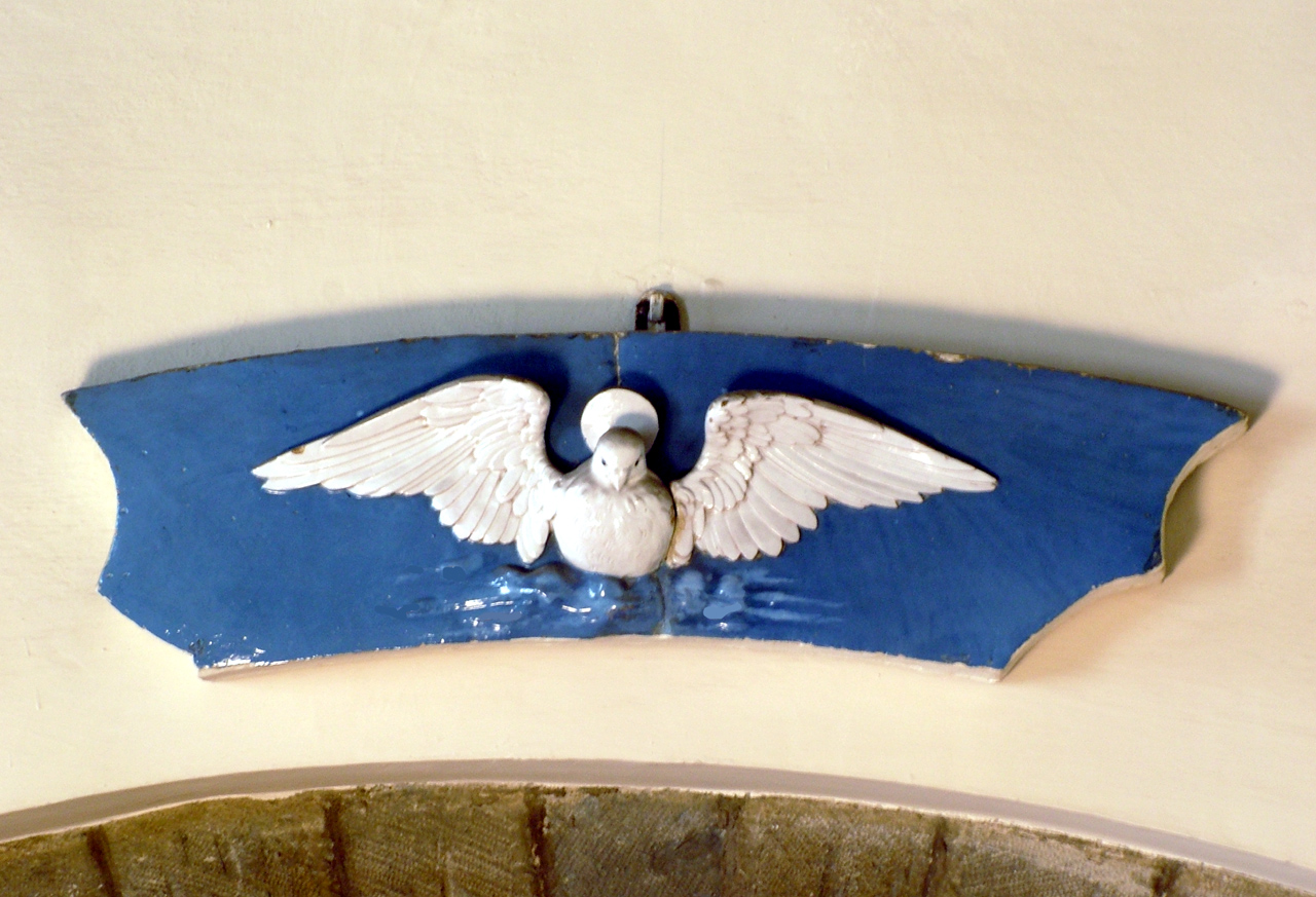 colomba dello Spirito Santo (rilievo) di Della Robbia Andrea (bottega) (sec. XV)