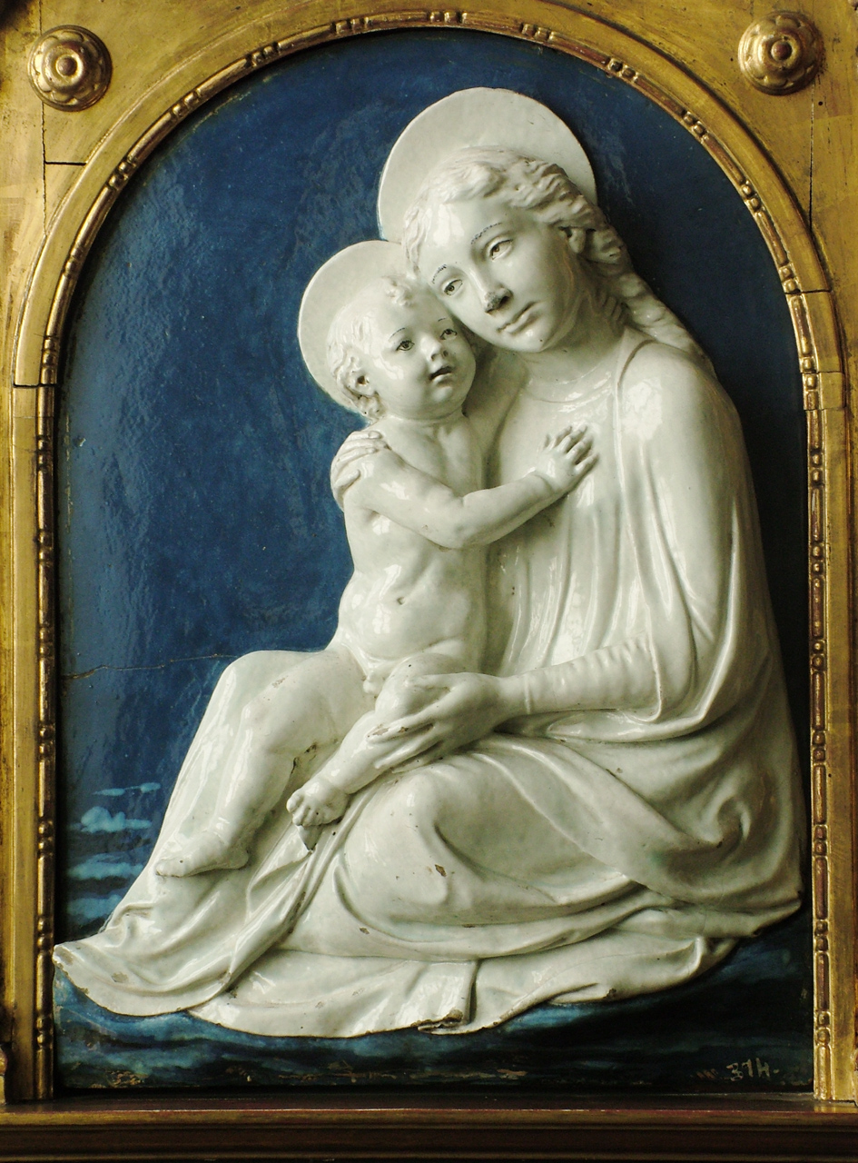 Madonna dell'Umiltà (rilievo) di Della Robbia Andrea (sec. XV)
