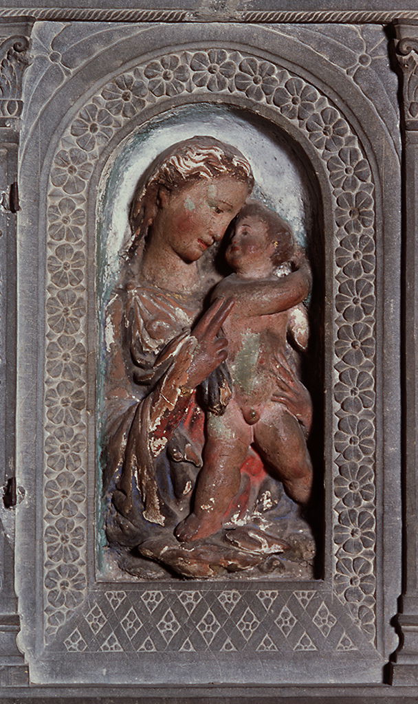 Madonna con Bambino (rilievo) - ambito fiorentino (prima metà sec. XV)