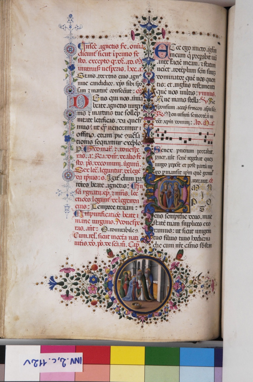 Maria Vergine (miniatura) di Gherardo di Giovanni detto Gherardo del Fora (attribuito) (seconda metà sec. XV)