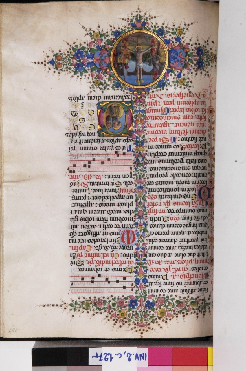 Santi Pietro e Paolo (miniatura) di Gherardo di Giovanni detto Gherardo del Fora (attribuito) (seconda metà sec. XV)