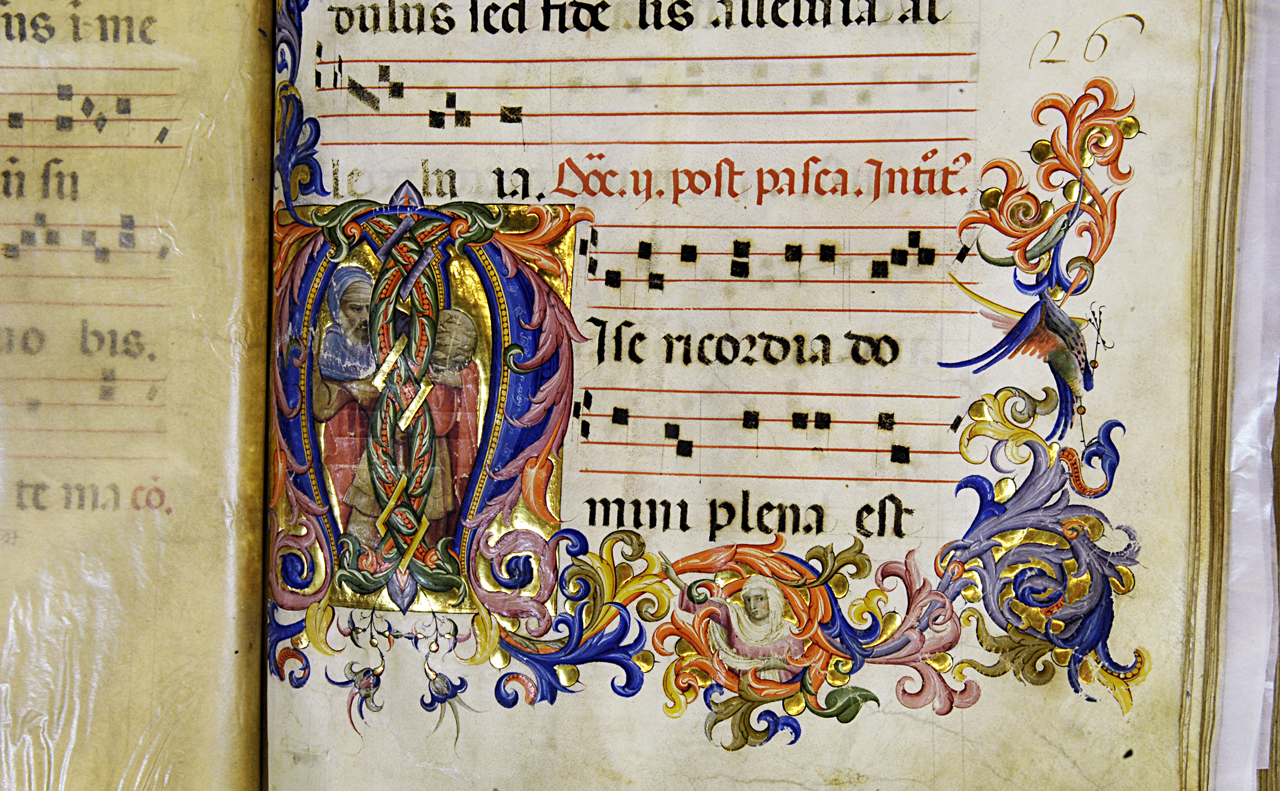 profeta (miniatura) di Lorenzo Monaco (e aiuti) (primo quarto sec. XV)