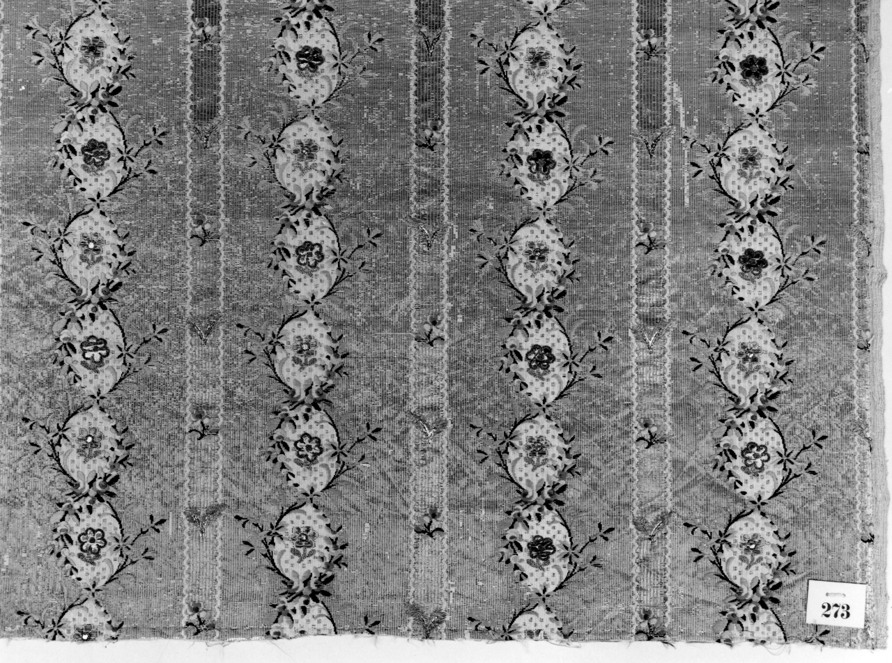 tessuto, frammento - manifattura francese (sec. XVIII)