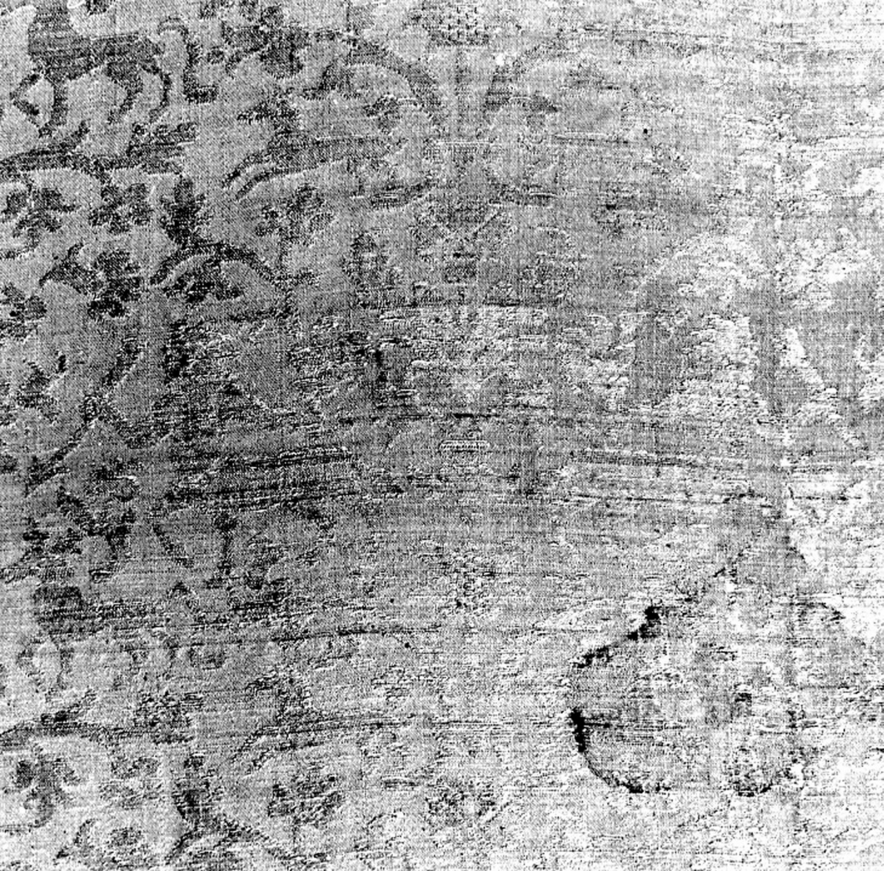 tessuto, frammento - manifattura italiana (primo quarto sec. XVII)