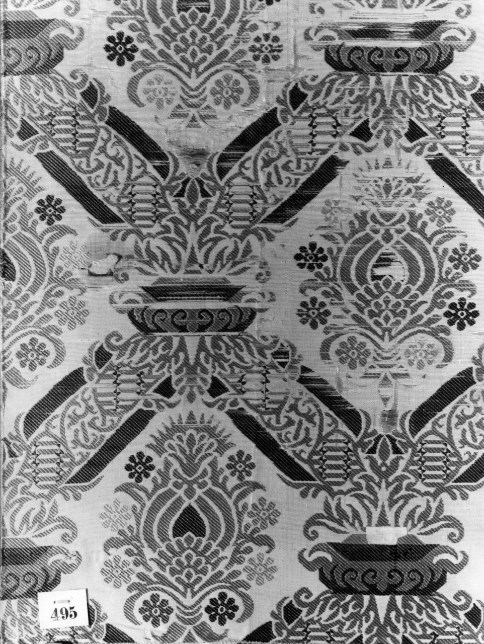 tessuto, frammento - manifattura italiana (ultimo quarto sec. XVI)