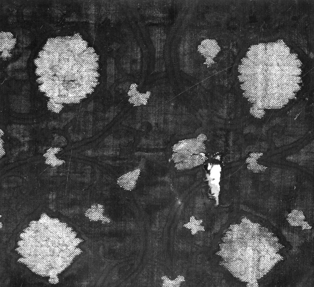 tessuto, frammento - manifattura italiana (prima metà sec. XV)