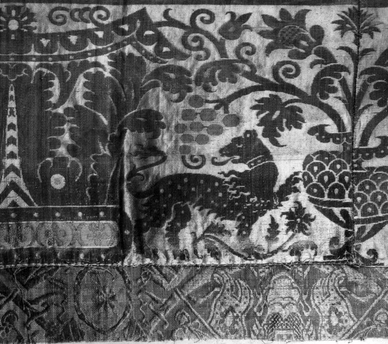 tessuto - manifattura italiana (seconda metà sec. XVI)