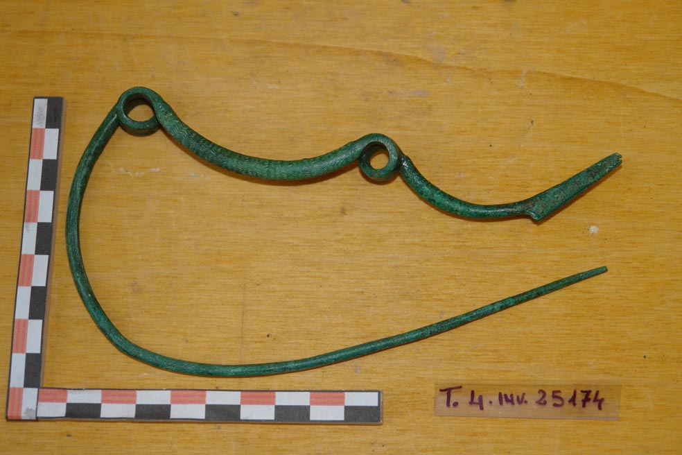 fibula/ serpeggiante, Sundwall D II B b 13 (seconda metà IX a.C)