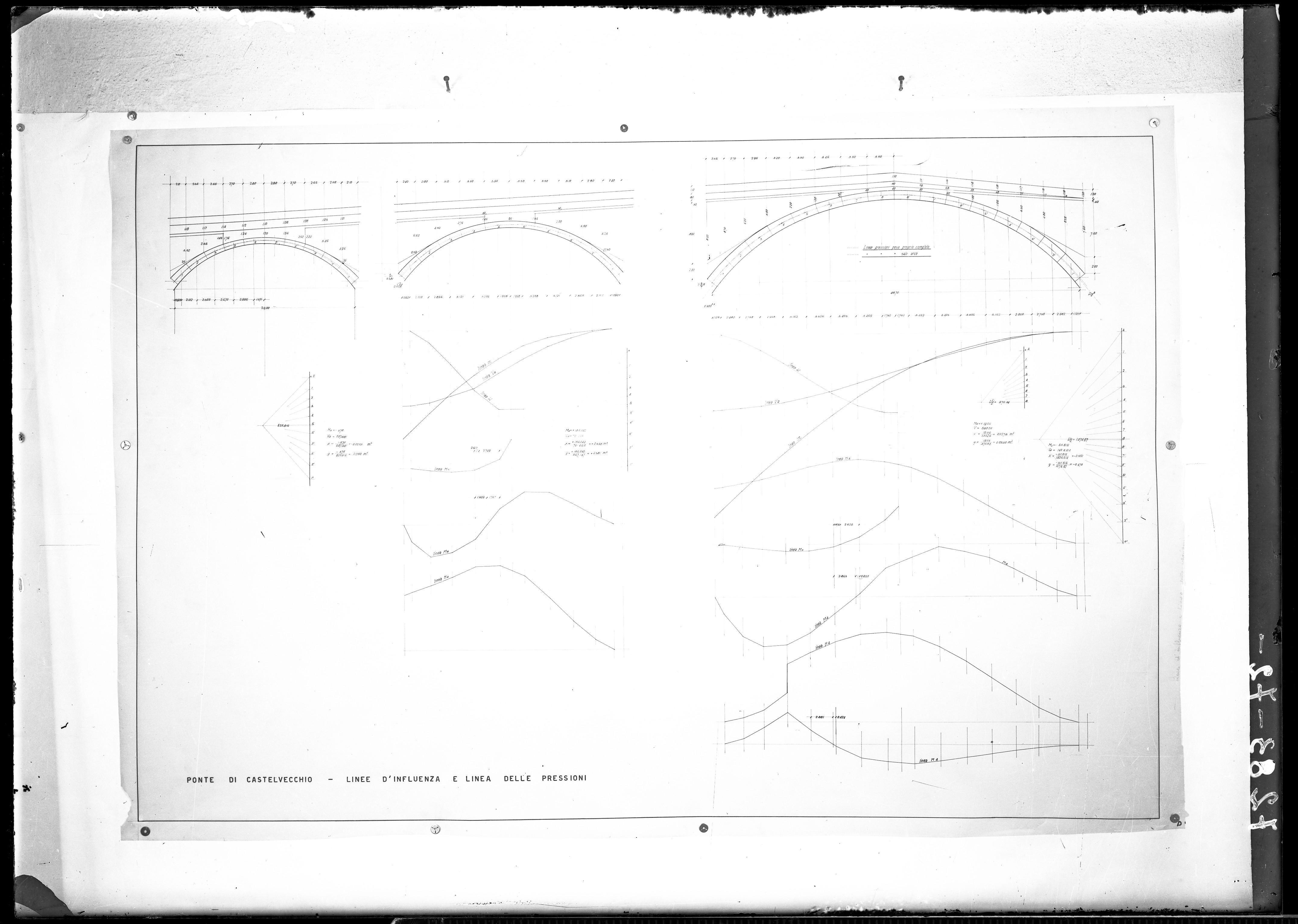 Progetti - Ponti - Castevecchio <Verona> (negativo) di SOPRINTENDENZA AI MONUMENTI PROV. VR MN CR (attribuito) (metà XX)