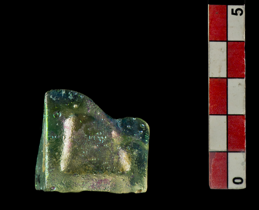bottiglia/ mercuriale, corpo a sezione quadrata, Isings 84 di CMHR (officina) - ambito romano, medio imperiale (metà/ fine I-III)